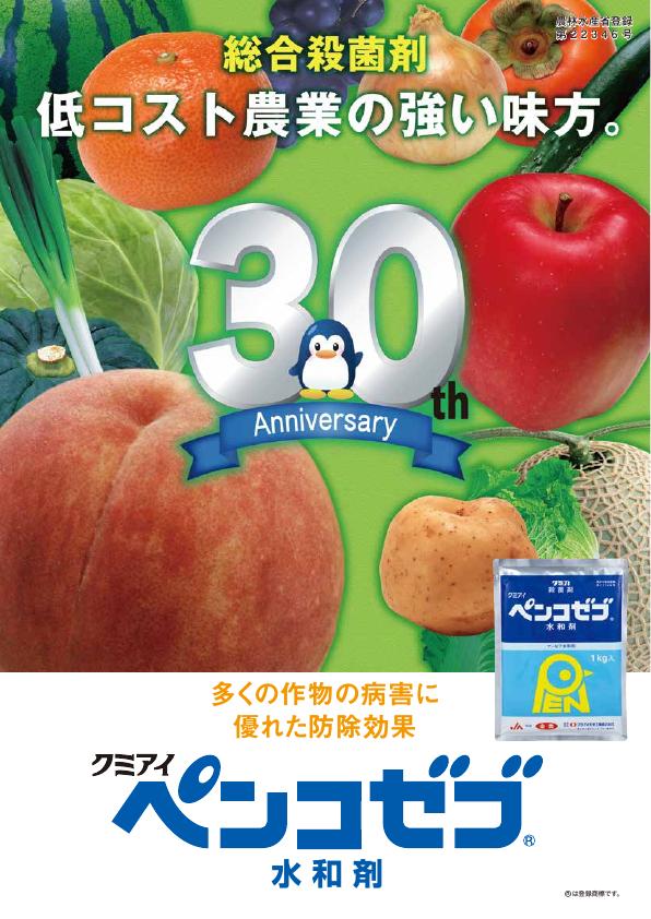 ペンコゼブ水和剤30周年記念総合版チラシ　2494（25-5）