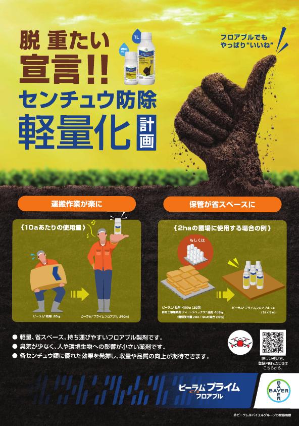 ビーラムプライムフロアブルチラシ　2548（25-10）