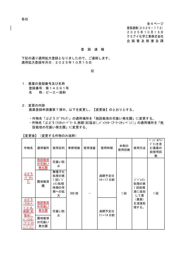 2025-172登録速報（251015）