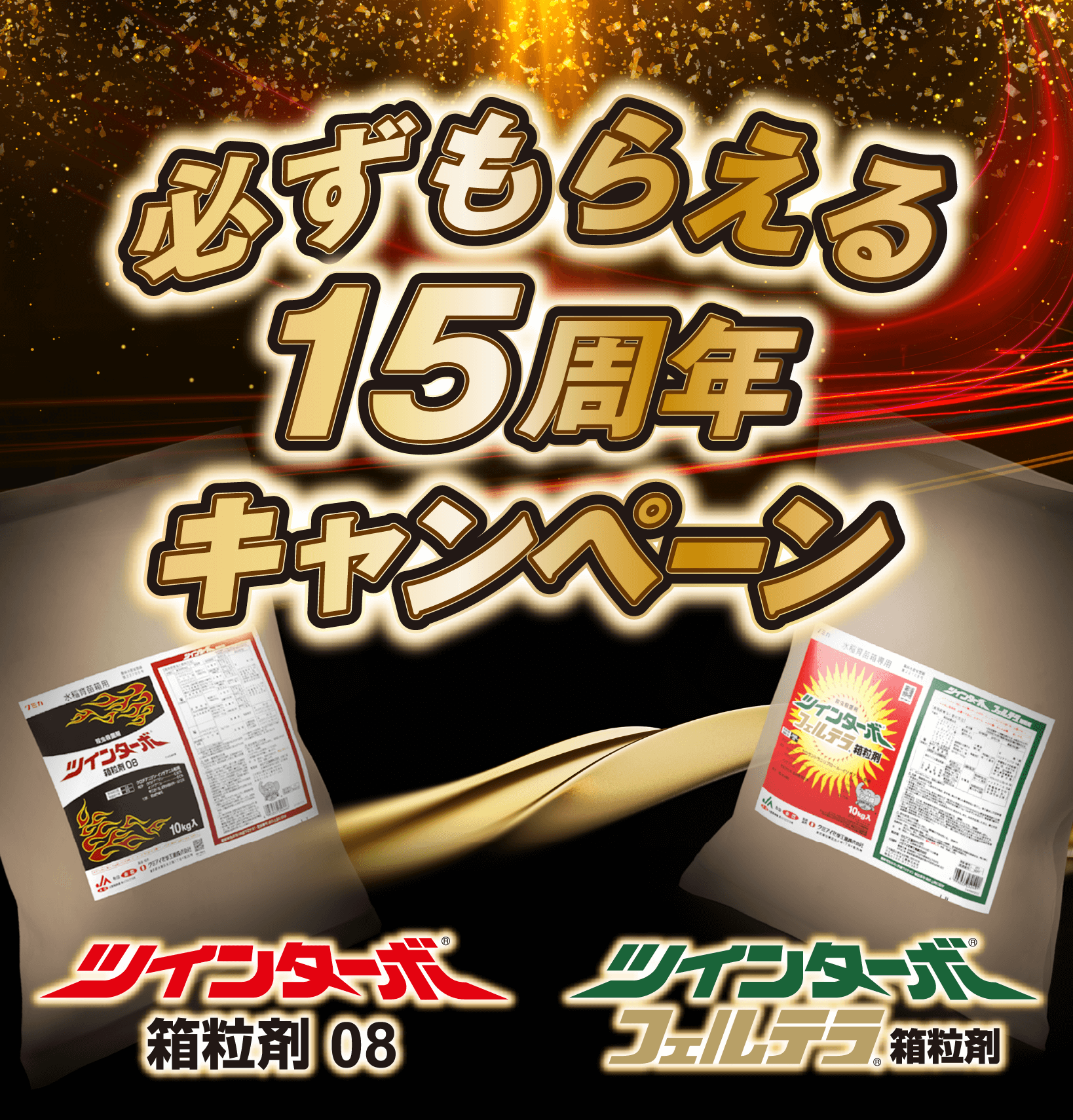 ツインターボ  15周年キャンペーン